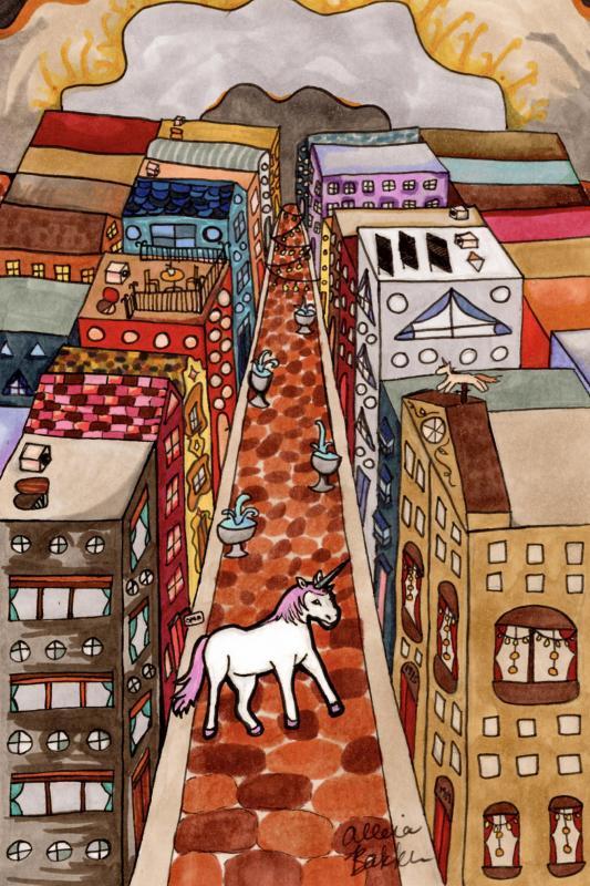 Unicorn in Europe, by Alleia Kragt Bakker