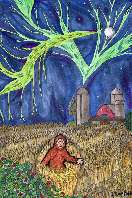 Sasquatch in Saskatchewan by Alleia Kragt Bakker